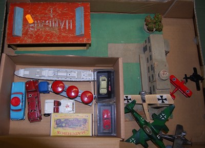 Lot 1213 - One box containing Corgi Toys Austin A60,...