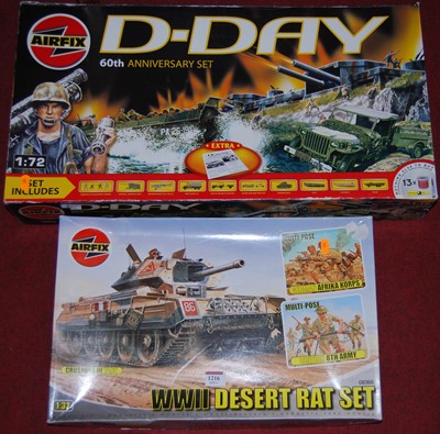 Lot 1216 - A boxed 172nd scale Airfix D-Day 60th...