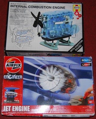 Lot 1218 - A boxed Airfix Jet Engine set; and a Haynes...