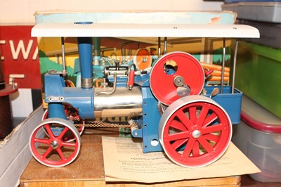 Lot 24 - Wilesco No. D40 traction engine comprising of...
