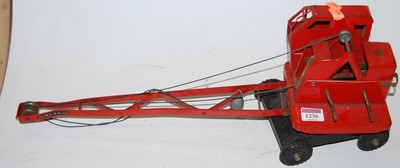 Lot 1236 - A Triang tinplate crane