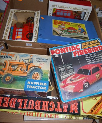 Lot 1248 - Two boxes of mixed toys, to include Triang...