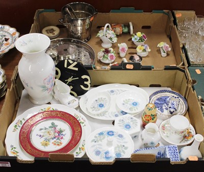 Lot 222 - Two boxes of miscellaneous items, to include...