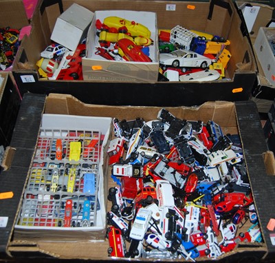 Lot 1254 - Two boxes of modern issue diecast including...