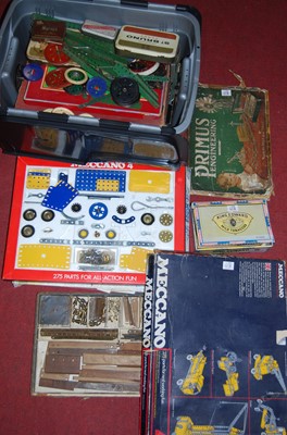 Lot 1257 - One box containing a quantity of Meccano and...