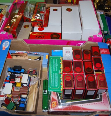 Lot 1263 - Two boxes of modern issue toys including...