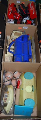 Lot 1266 - Three boxes of mixed toys including diecast...