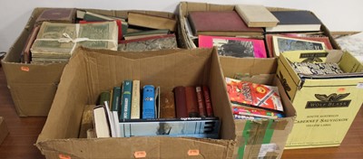 Lot 383 - Five boxes of miscellaneous books, to include...