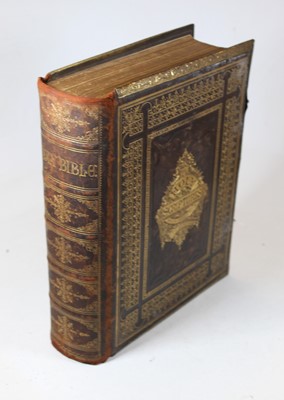 Lot 397 - A brass and leather bound Brown's...