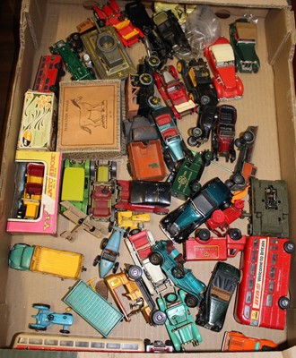 Lot 1323 - One box of mixed diecast, to include Dinky...