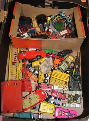 Lot 1324 - One box containing a quantity of mixed diecast,...