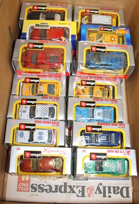 Lot 1336 - A small quantity of Burago 1:43 scale models,...