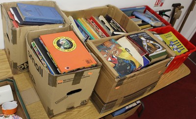 Lot 278 - Six boxes of assorted volumes to include...