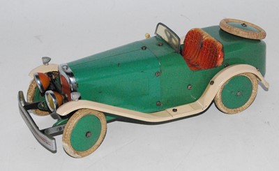 Lot 1060 - Meccano No.2 Constructor car in green (large...