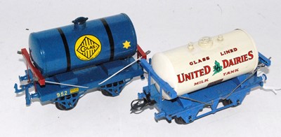 Lot 388 - Two Hornby repainted tank wagons, type 2...