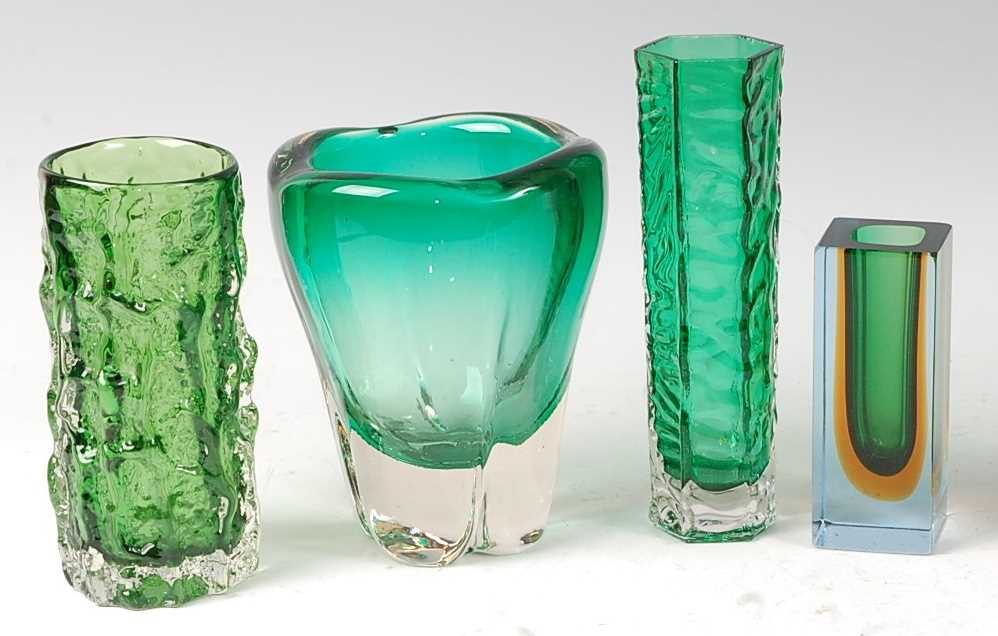 Lot 60 - Geoffrey Baxter for Whitefriars - a green...