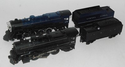 Lot 400 - Two Lionel Lines locomotives black 2-6-2...
