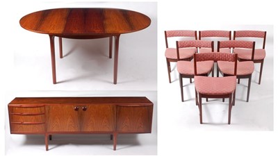 Lot 395 - A 1960s rosewood dining suite by A.H. McIntosh...