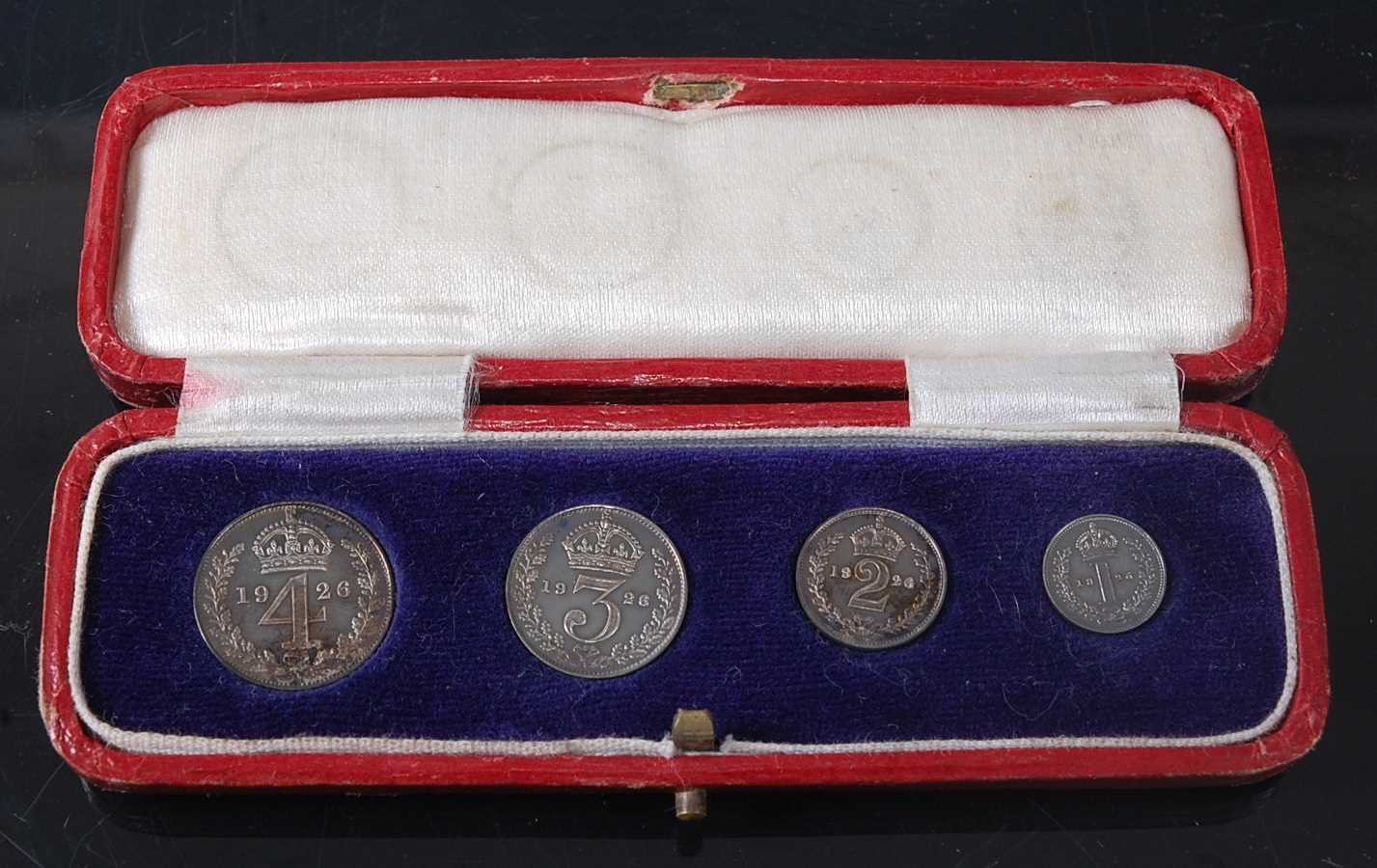 Lot 2117 - Great Britain, 1926 Maundy Money four coin set...