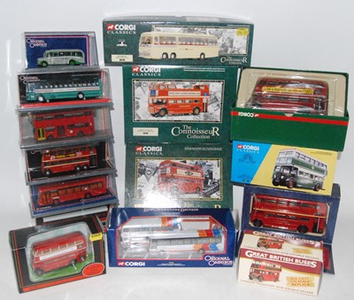 Lot 2220 - Mixed public transport models to include Corgi...