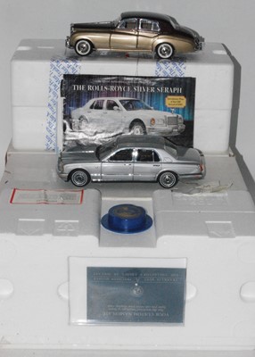 Lot 2230 - Franklin Mint Rolls Royce Silver Seraph in...