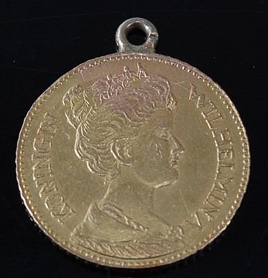 Lot 2064 - Netherlands, 1912 gold 5 gulden, Wilhelmina I,...