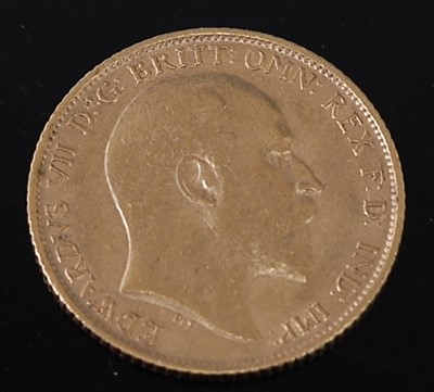 Lot 2020 - Great Britain, 1908 gold half sovereign,...