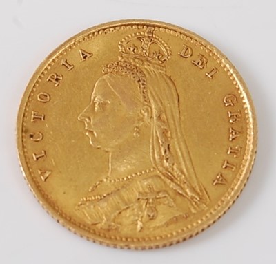 Lot 2022 - Great Britain, 1887 gold half sovereign,...