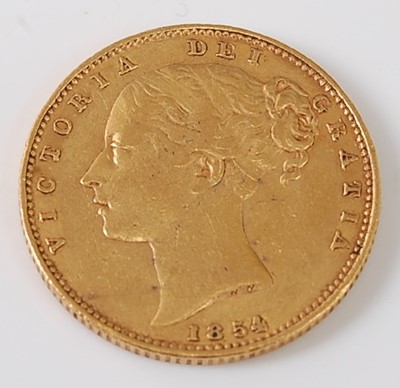 Lot 2028 - Great Britain, 1854 gold full sovereign,...