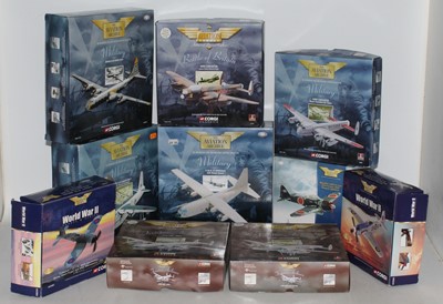 Lot 2262 - A group lot of 10 Corgi Aviation Archive...