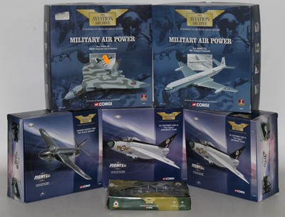 Lot 2264 - Six various boxed as issued Corgi Aviation...