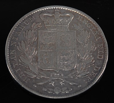 Lot 2104 - Great Britain, 1844 crown, Victoria young bust,...