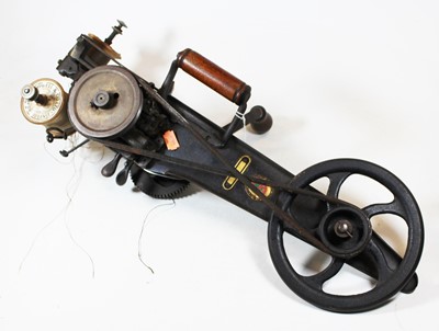 Lot 31 - A Singer carpet sewing machine, w.55cm