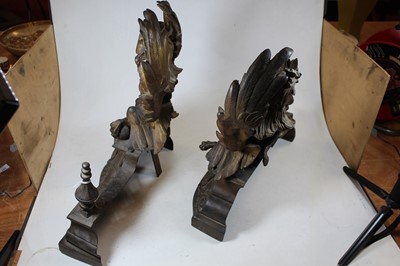 Lot 44 - A pair of 19th century French gilt metal...