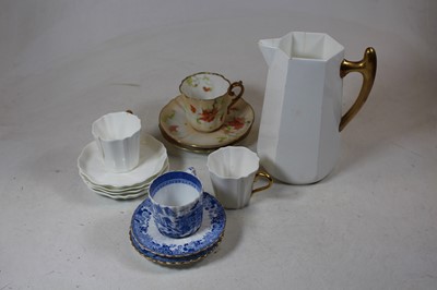 Lot 52 - A Wedgwood porcelain part tea service; a...