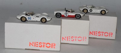 Lot 2007 - A Nestor 1/43 scale white metal and resin hand...