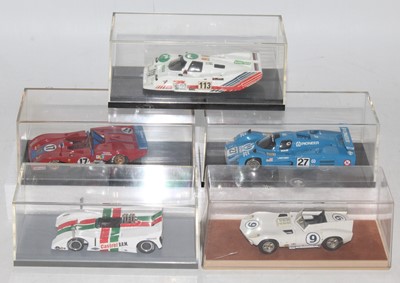 Lot 1998 - Five various plastic cased resin and factory...