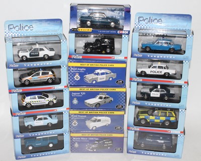 Lot 2202 - Corgi group of Police Vanguard models 16 in...