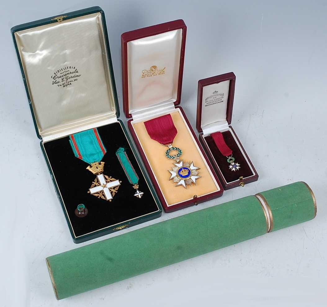 Lot 2162 - An Order of Merit of the Italian Republic,...