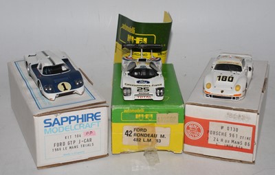 Lot 2016 - Three various boxed 1/43 scale white metal and...