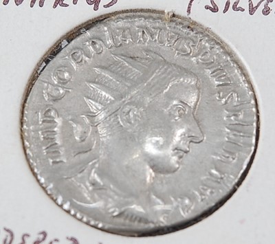 Lot 2154 - Roman, Gordian III (AD 238-244) silver...