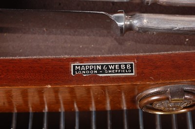 Lot 1106 - A mid-20th century Mappin & Webb mahogany...