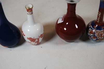 Lot 87 - A collection of four Chinese export bottle...