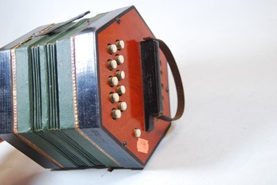 Lot 98 - A 20th century squeezebox, of typical...