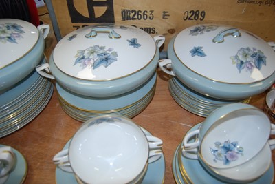 Lot 109 - A Royal Worcester 8-place setting tea and...