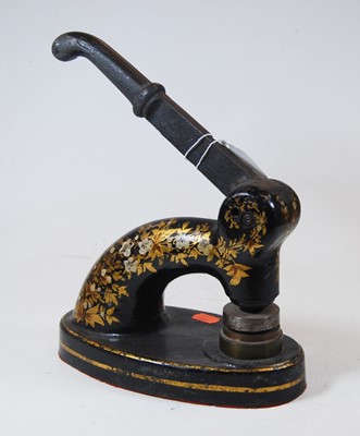 Lot 115 - An early 20th century cast iron and painted...