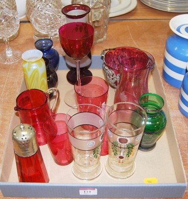 Lot 118 - A small collection of miscellaneous glassware,...