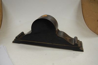 Lot 122 - An early 20th century black lacquered and...