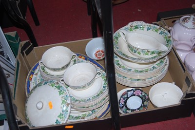 Lot 136 - Four boxes of miscellaneous china and...