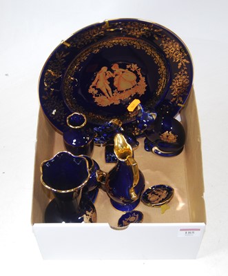 Lot 185 - A collection of Limoges Castel ornaments, each...